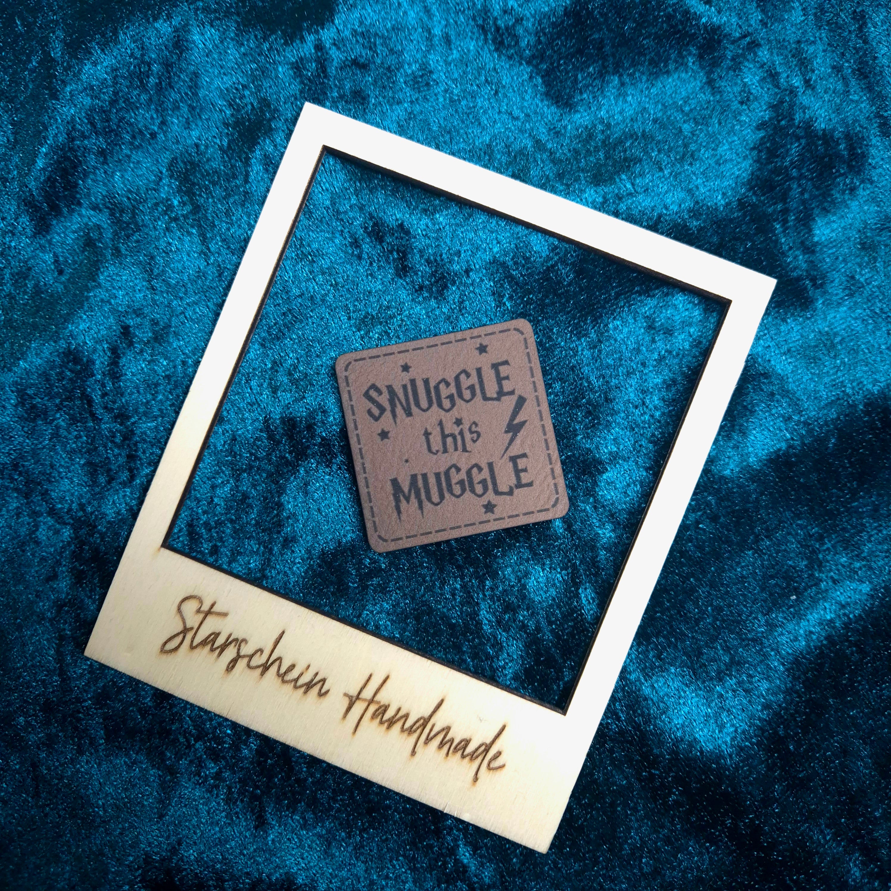 Kunstlederlabel Snuggle this