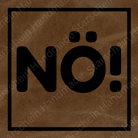 Bügellabel Nö!