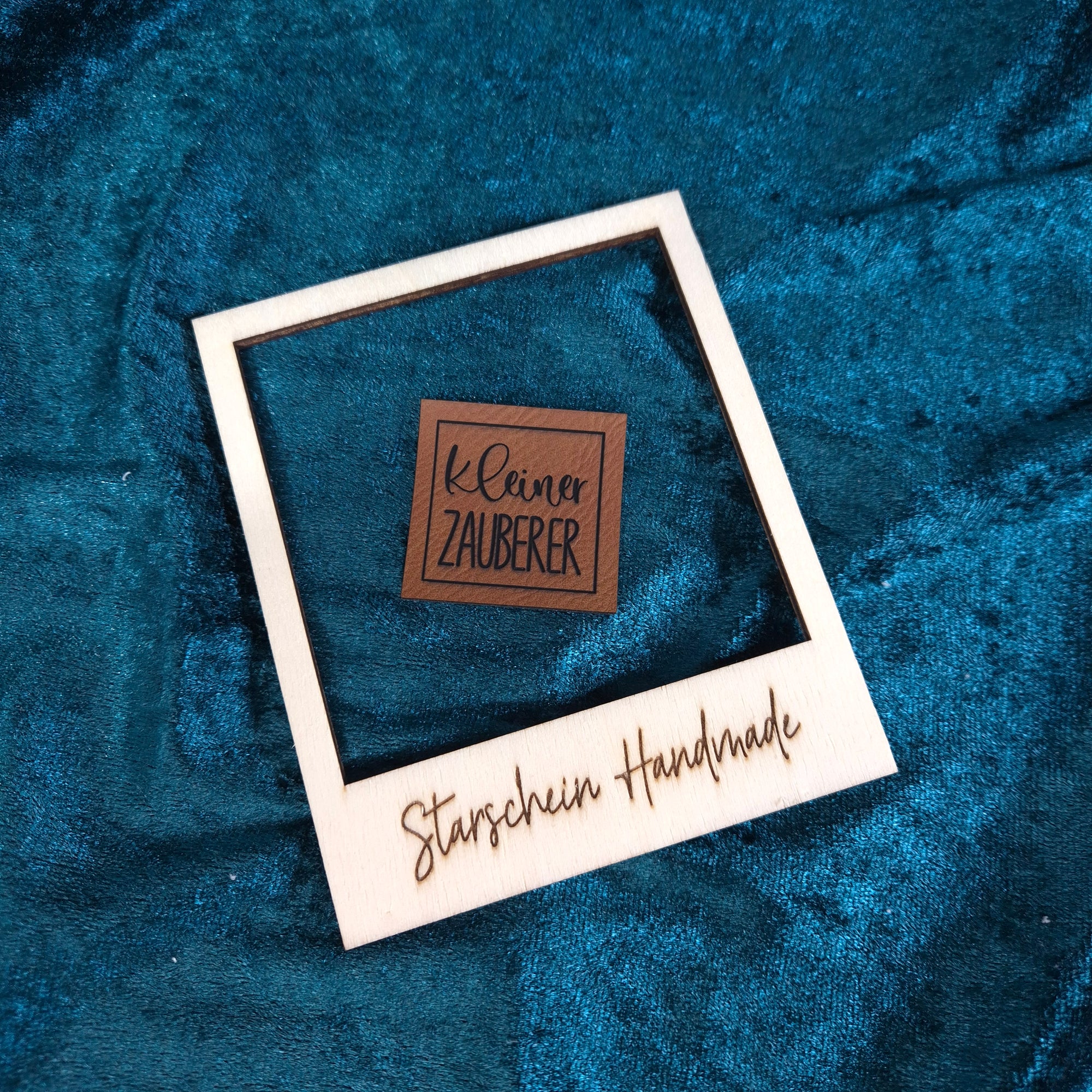 Kunstlederlabel Kleiner Zauberer